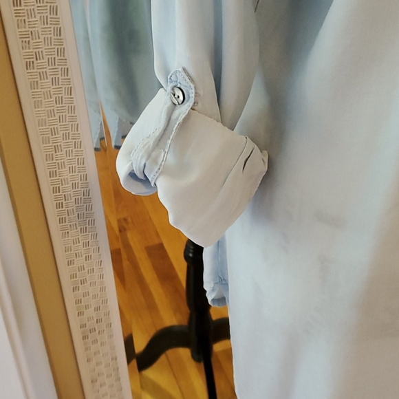 ZOZO ▪︎ Chambray Button Down Shirt, EUC - Picture 6 of 8